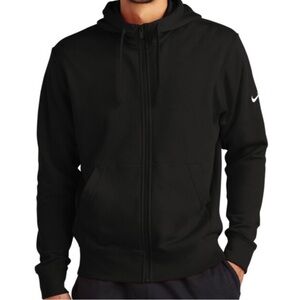 Nike Midnight Black Zip-Up Hoodie Unisex